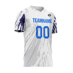 Custom White Gray Soccer Sets Jersey Personalized SCJ101-D28043