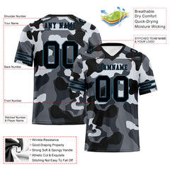 Custom Camo Personalized Authentic Football Jersey FBJ02-D06115