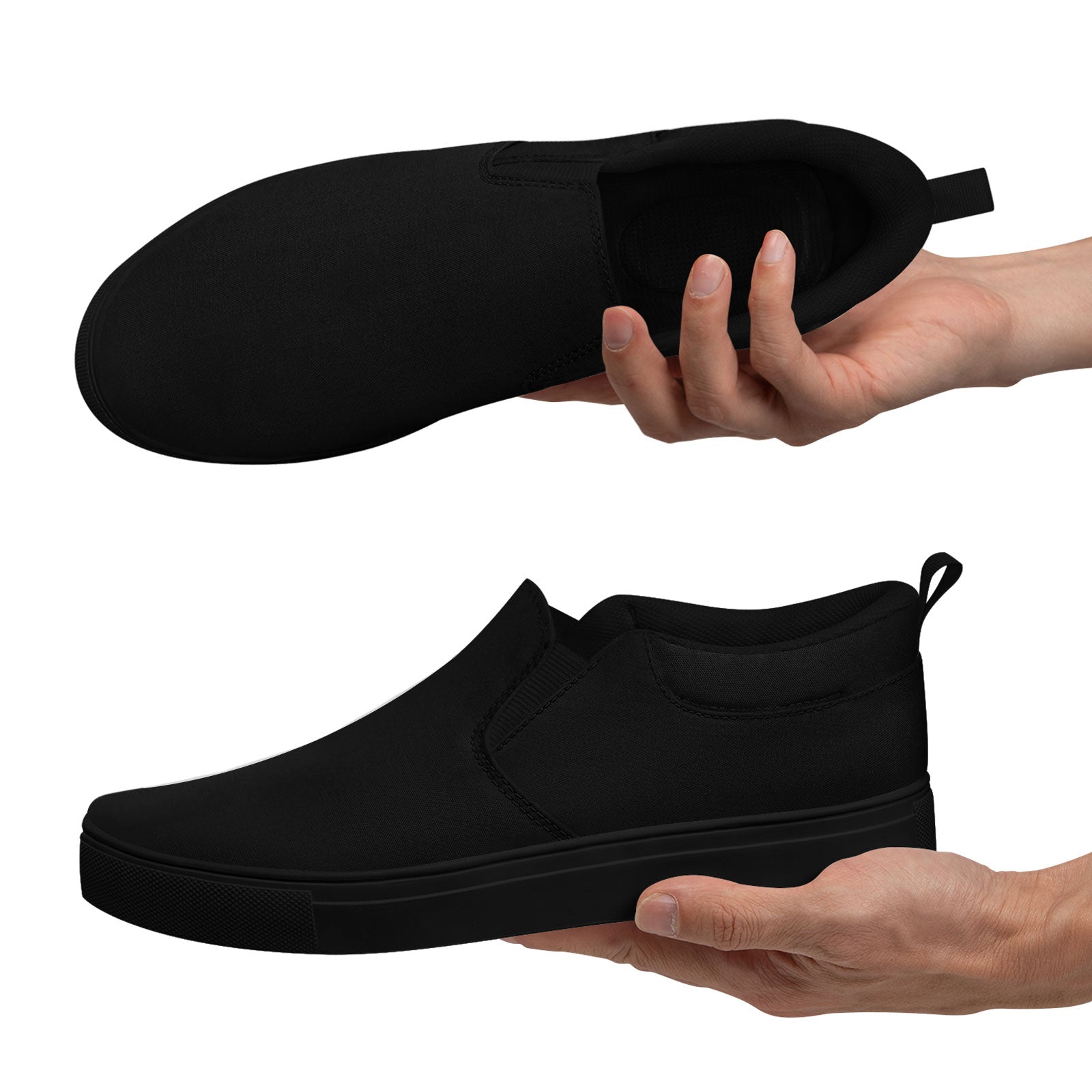 Custom Canvas Sneakers Personalized Slip On Shoes FN071-E028030-2