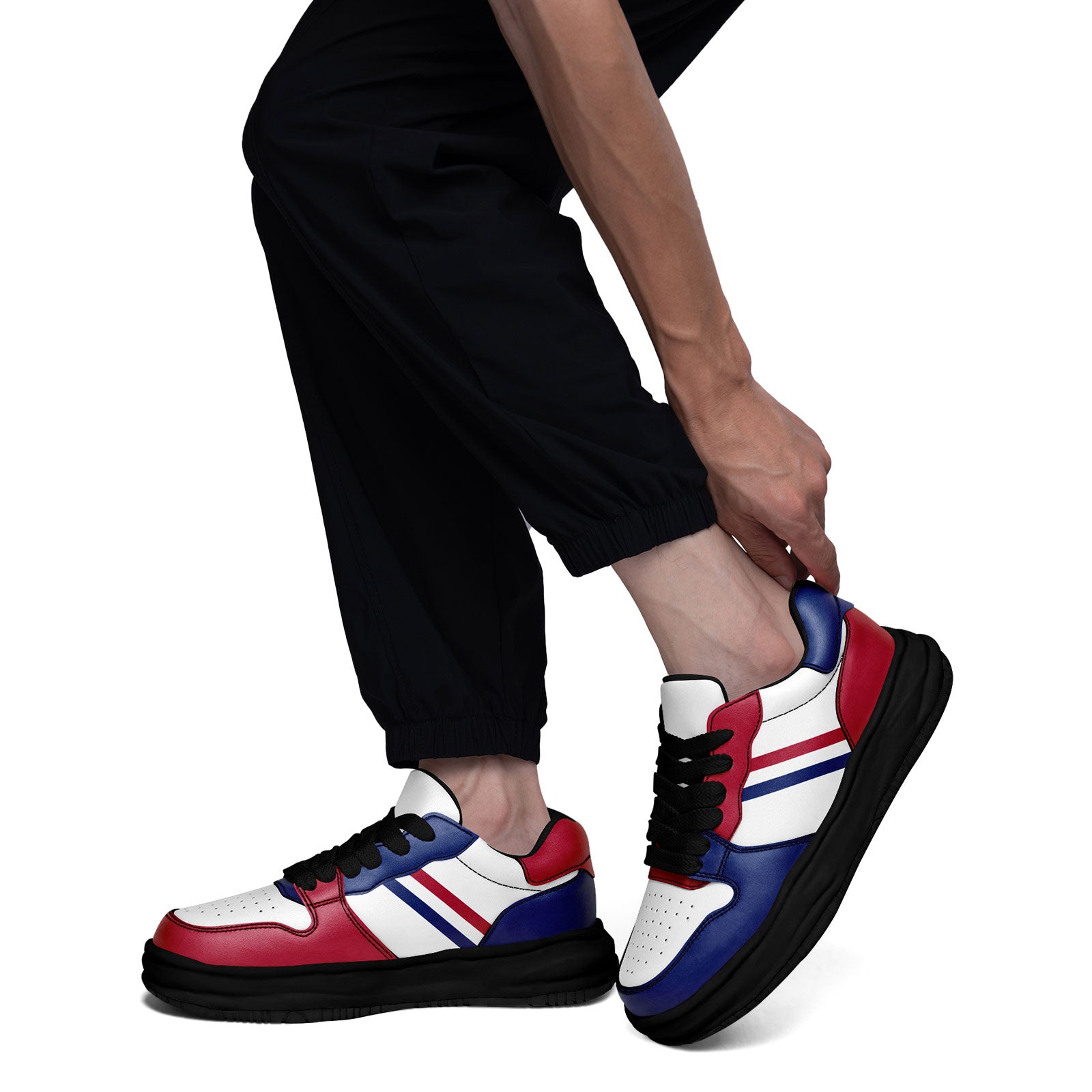 Custom Red Blue New York Shoes Personalized Sneaker FN032-D020389-21