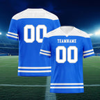 Custom Detroit Personalized Authentic Football Jersey FBJ02-E0607-24