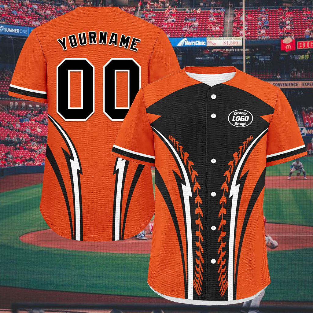 Custom Personalized Authentic Baseball Jersey BSBJ01-E023019-4