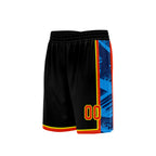 Custom Black Blue Orange City Edition Personalized Sports Uniform Authentic Basketball Jersey BBJ01-D06101-21