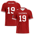 Custom Red White San Francisco Football Jersey and Firesoul Sports Shoes Combo Offer Personalized Combo ZH-D020273-25