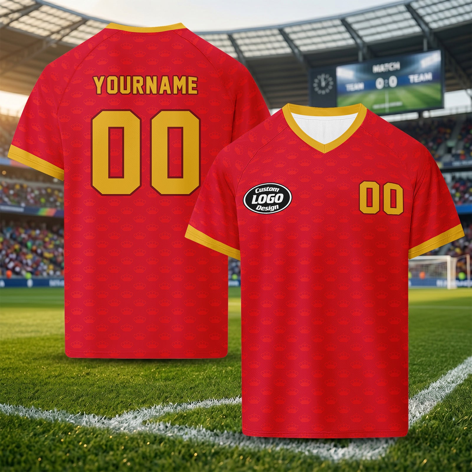 Custom Spain 2026 World Cup Football Shirt Customized Soccer Jersey for Fans Add Your Name & Number FZ190-F020047-5