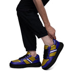 Custom Purple Yellow Baltimore Shoes Personalized Sneaker FN032-D020389-2