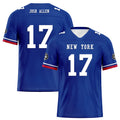 Custom Blue Buffalo Personalized Authentic Football Jersey FBJ02-D020263-4