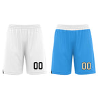 Custom Blue White Atlanta City Edition Personalized Reversible Basketball Set Sports Basketball Jersey BBJ01R-D0610-1