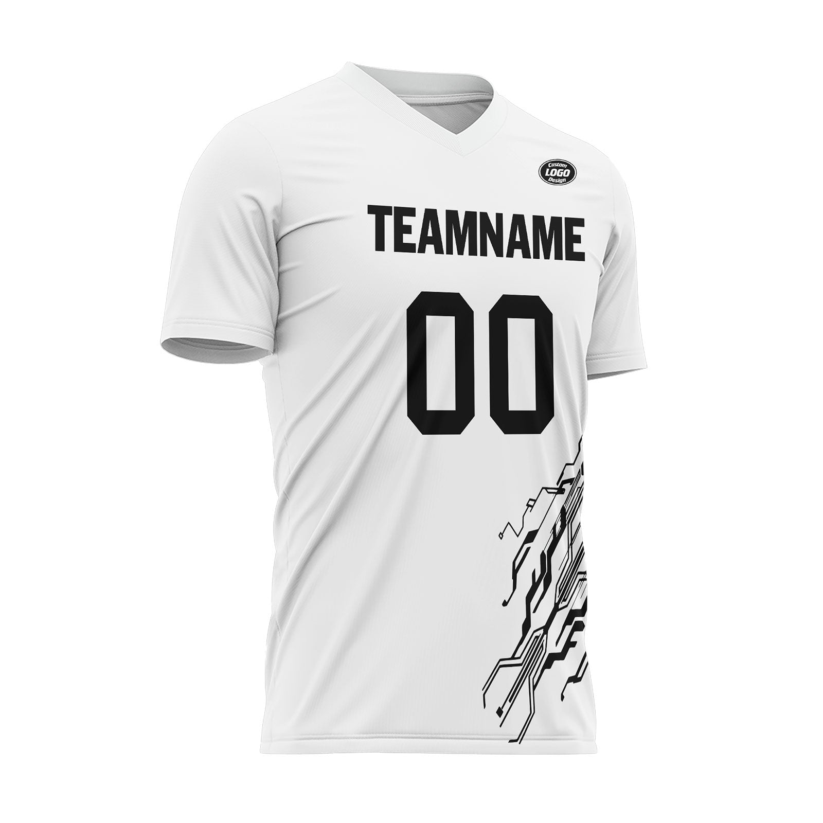 Custom White Soccer Sets Jersey Personalized SCJ101-D28020