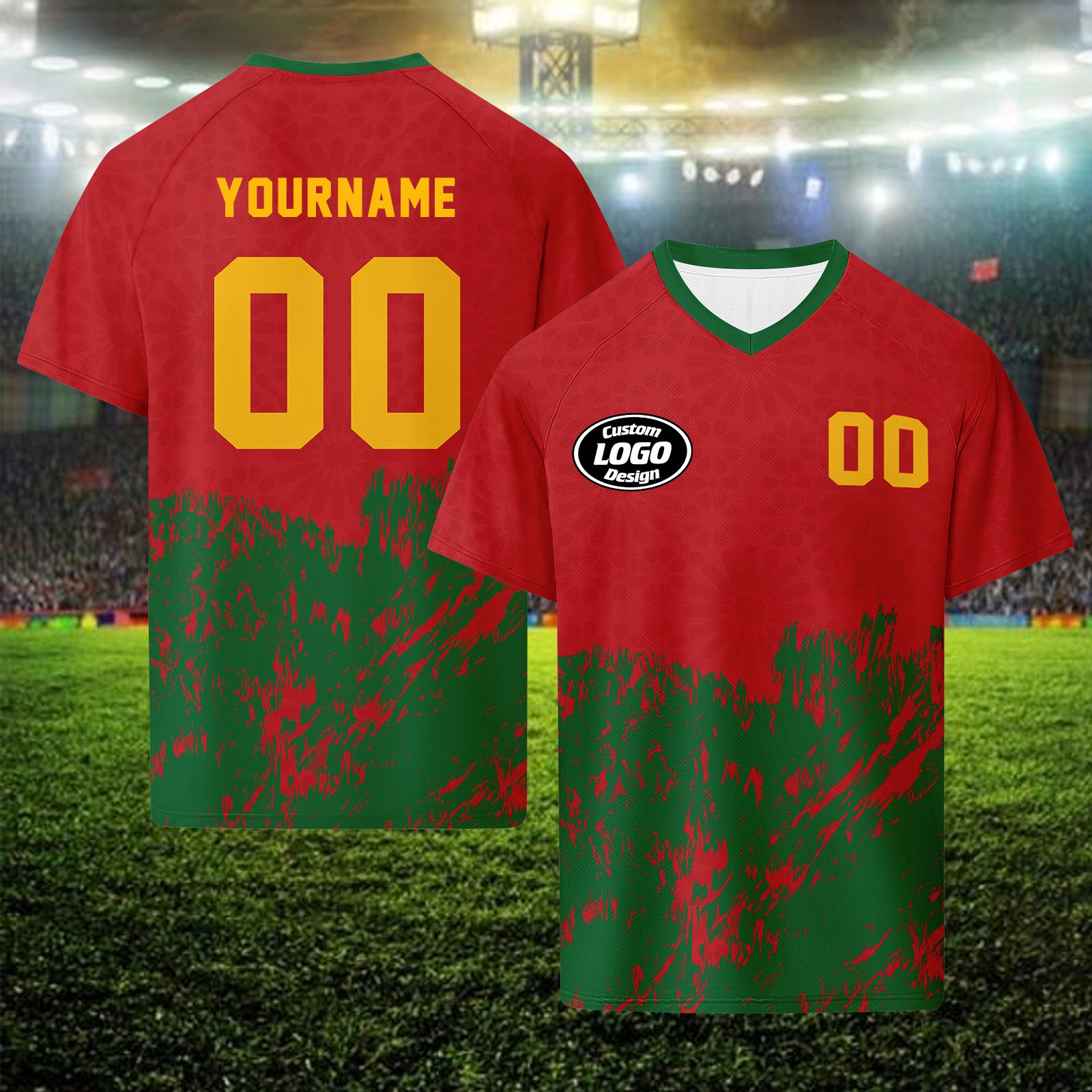 Custom Morocco 2026 World Cup Football Shirt Customized Soccer Jersey for Fans Add Your Name & Number FZ190-F009117-2