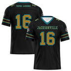 Custom Black Jacksonville Football Jersey and Sports Shoes Combo Offer Personalized Combo ZH-D025008-17