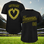 Custom Black World Cancer Day Personalized Authentic Baseball Jersey BSBJ01-E06020-9