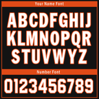 Custom Black Orange Personalized Hockey Jersey HCKJ01-D0a70d8