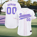 Custom Stripe Fashion Personalized Authentic Baseball Jersey BSBJ01-E025078-19