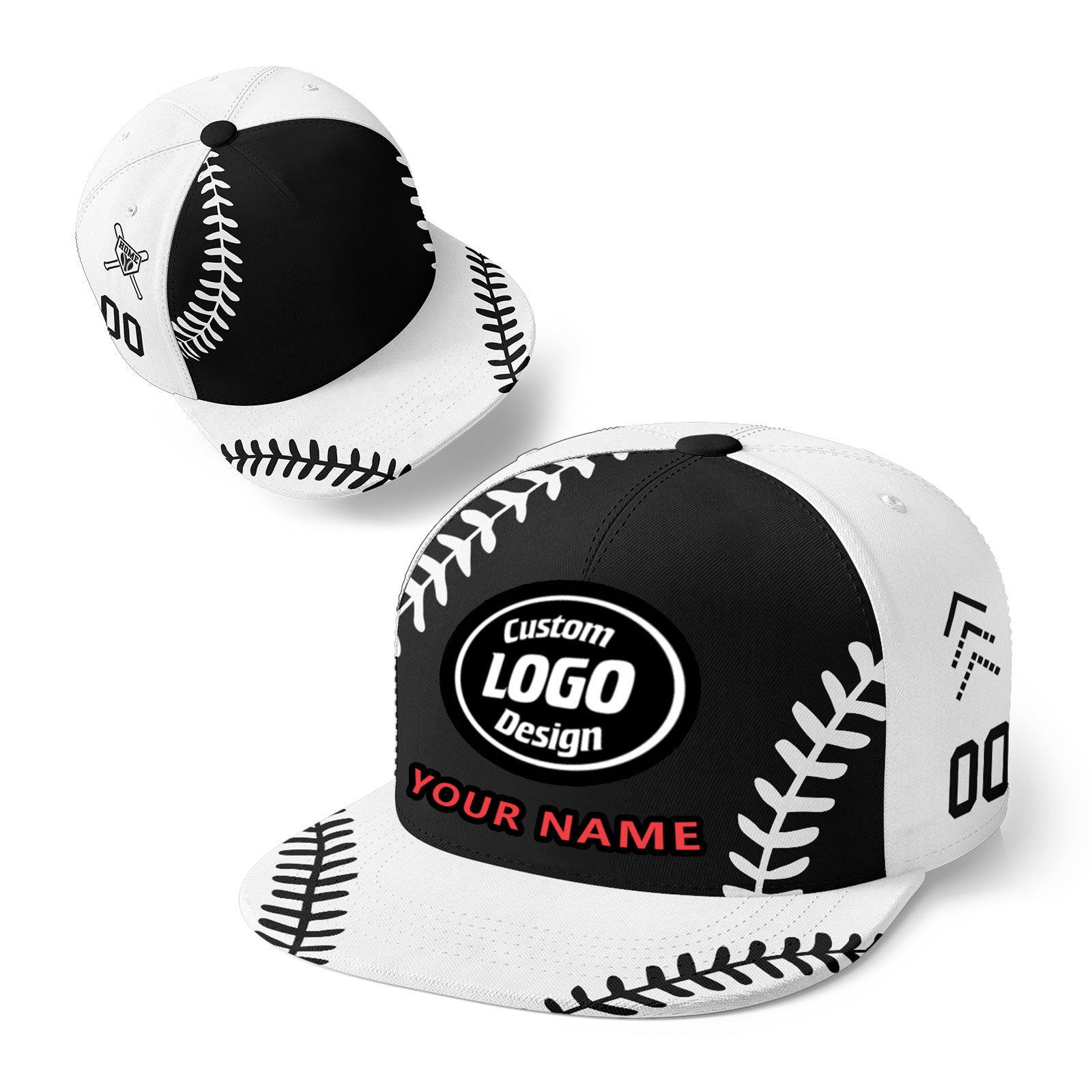 Custom Hat Sport Design Cap Stitched Adjustable Personalized PR067-D023011-8