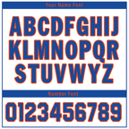 Custom White Orange Personalized Hockey Jersey HCKJ01-D0a700e