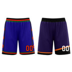 Custom Purple Green Orange Phoenix City Edition Personalized Reversible Basketball Set Sports Basketball Jersey BBJ01R-D0610-24