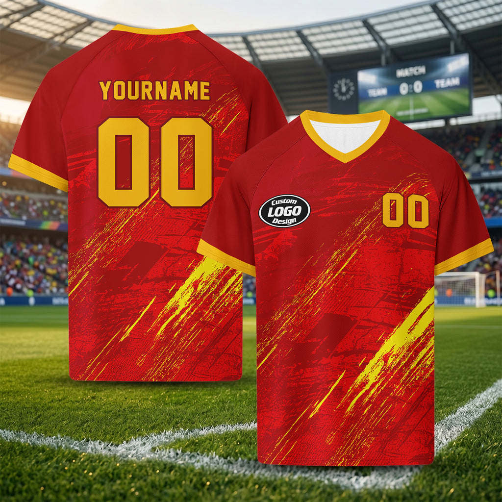 Custom Spain 2026 World Cup Football Shirt Customized Soccer Jersey for Fans Add Your Name & Number FZ190-F020047-1