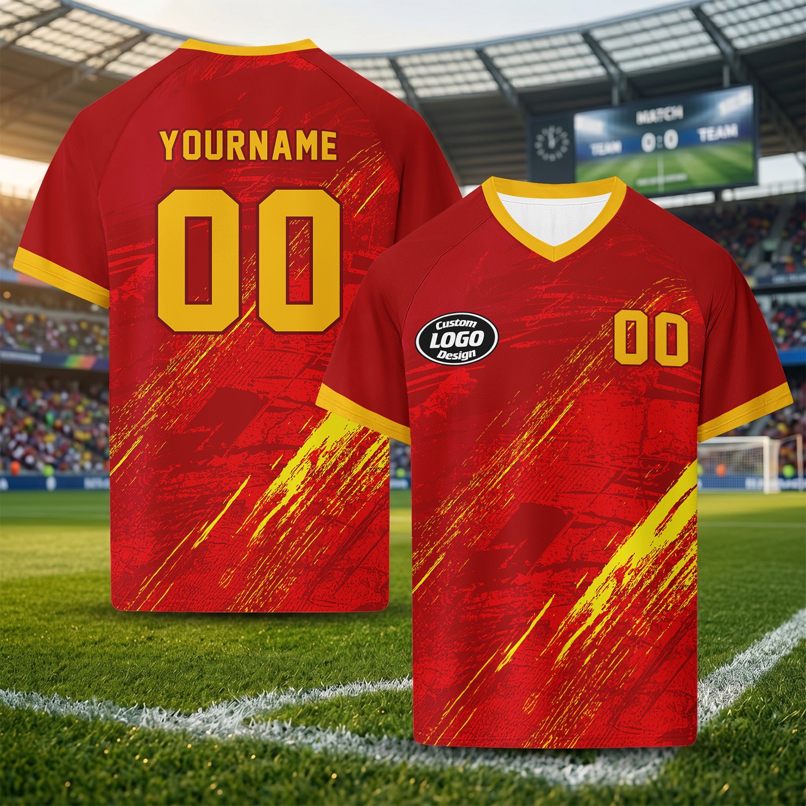 Custom Spain 2026 World Cup Football Shirt Customized Soccer Jersey for Fans Add Your Name & Number FZ190-F020047-1