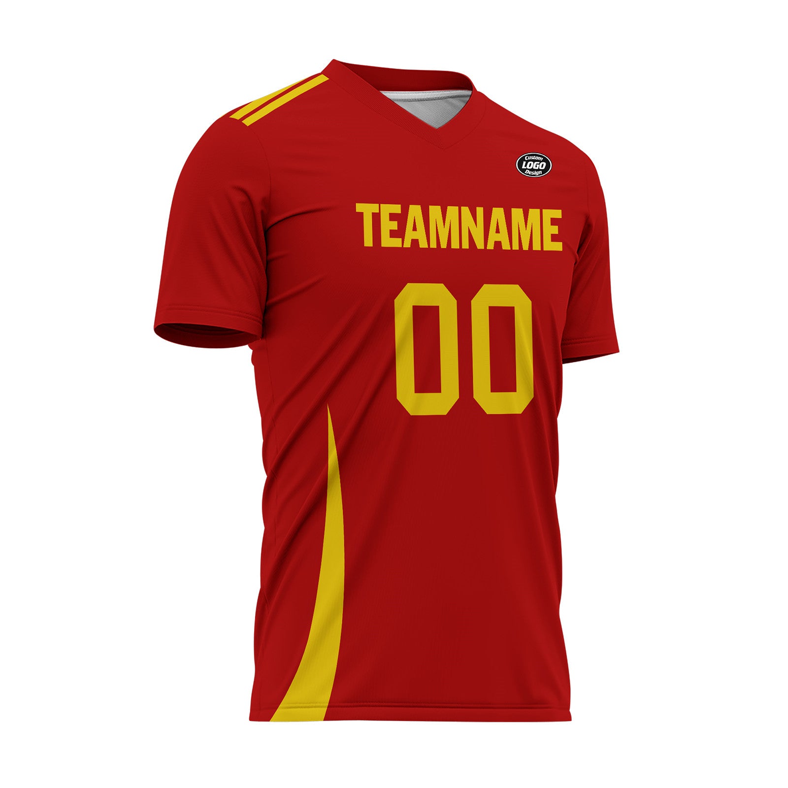 Custom Spain Red Yellow Soccer Sets Jersey Personalized SCJ101-D06143
