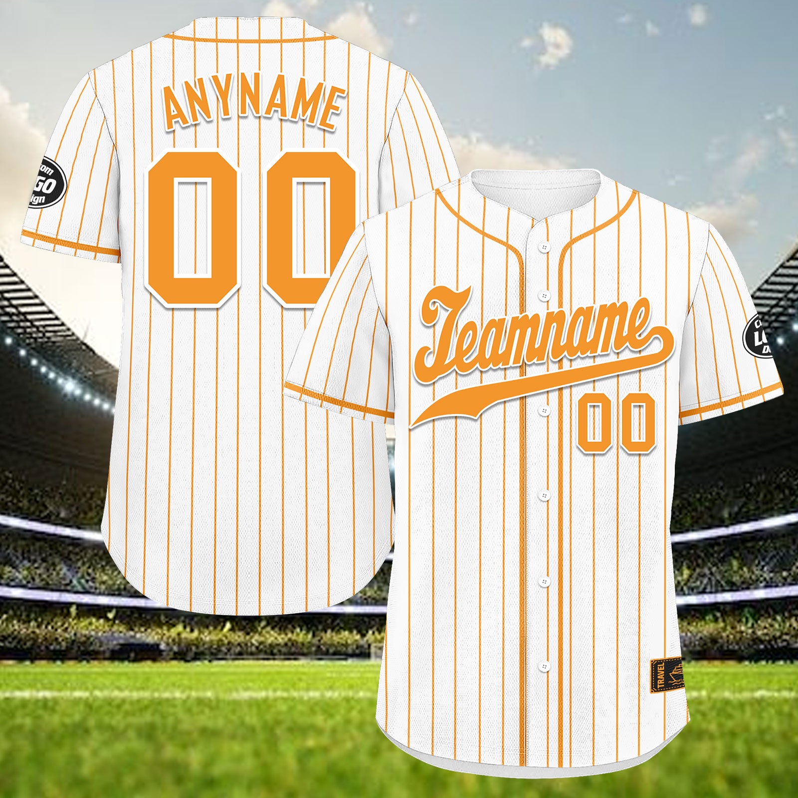 Custom Stripe Fashion Personalized Authentic Baseball Jersey BSBJ01-E025078-1