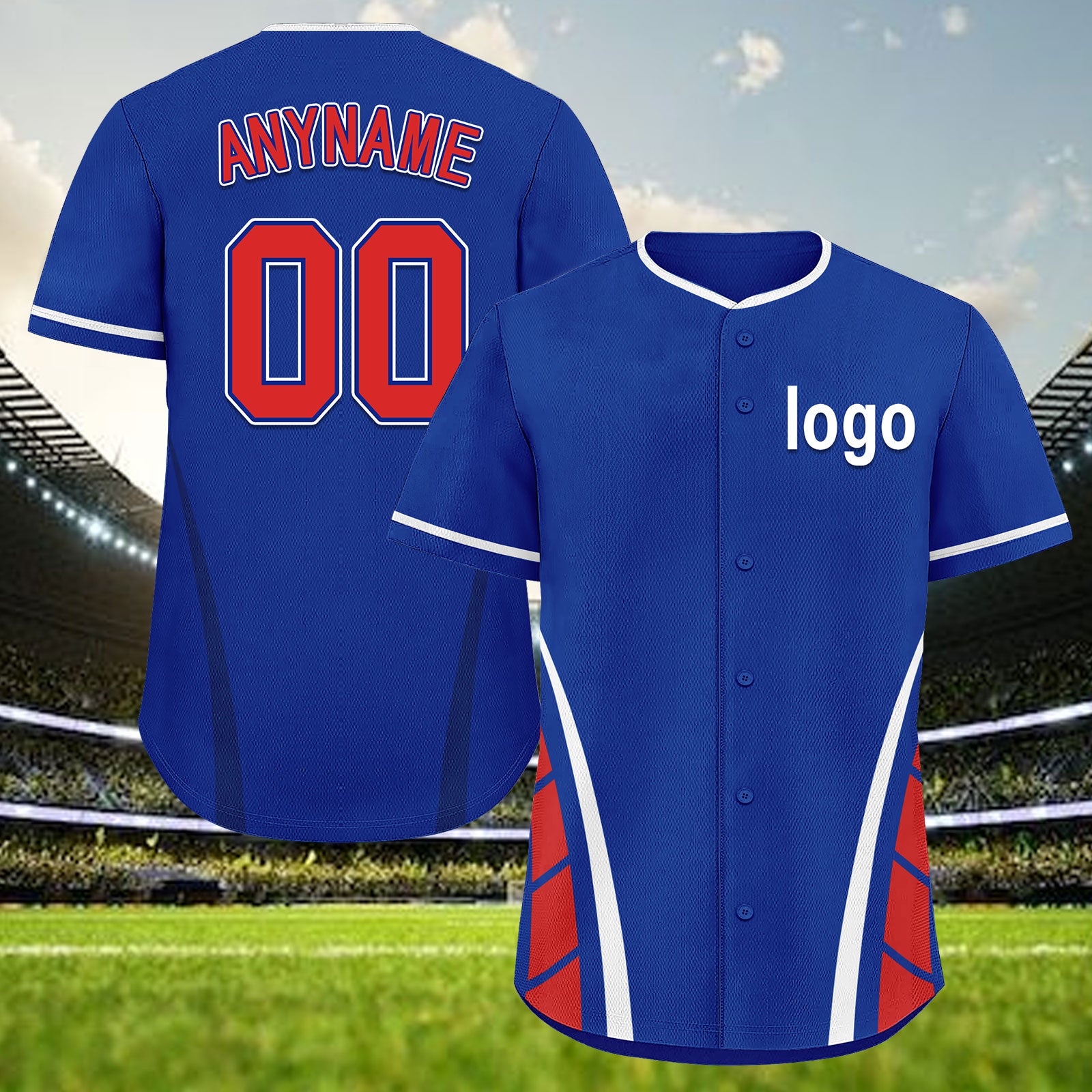 Custom Illinois Personalized Authentic Baseball Jersey BSBJ01-E06042-6Q