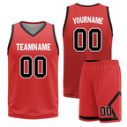 Custom Black White Classic Style Reversible Basketball Uniform Personalized COOLMAX BBJR-D017006