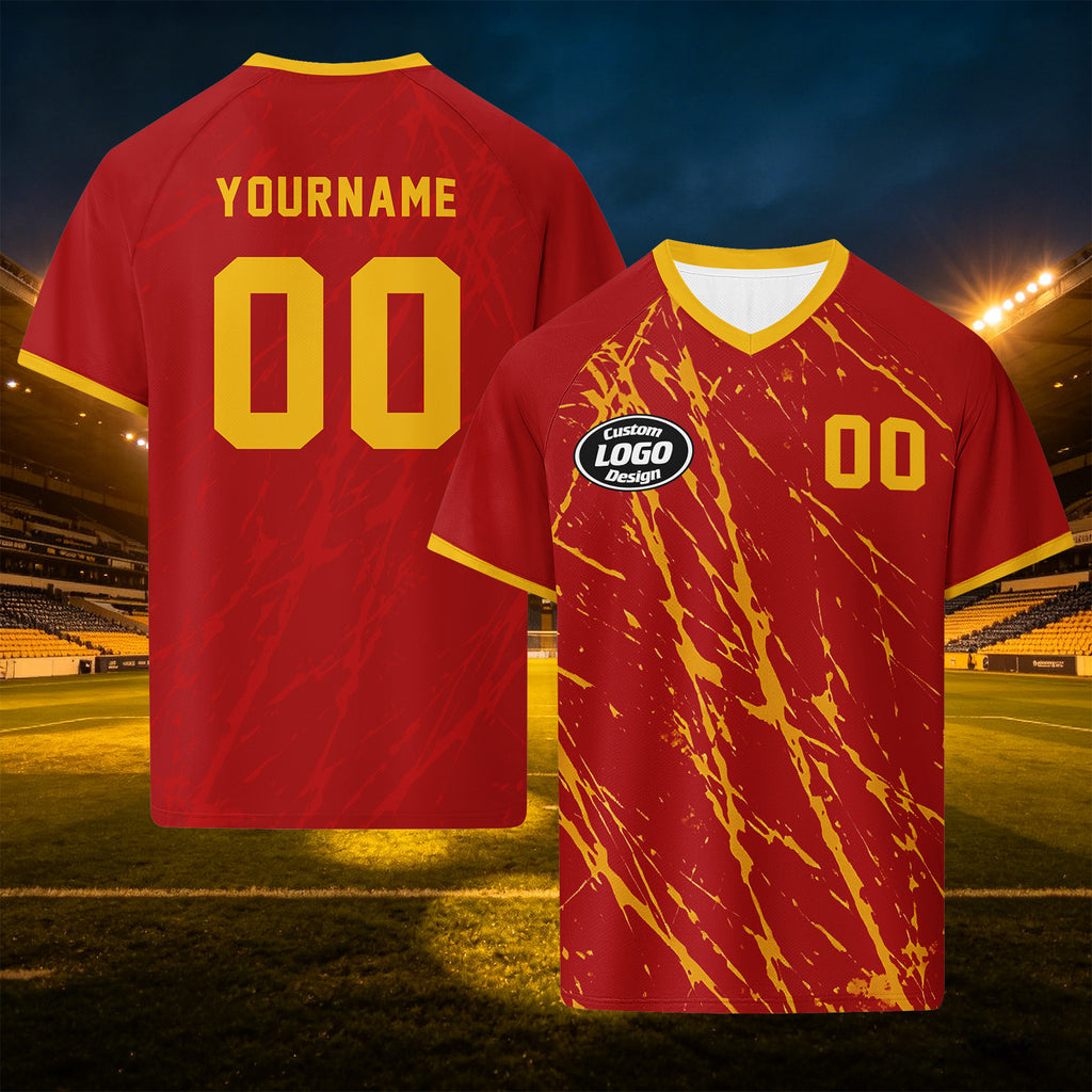 Custom Spain 2026 World Cup Football Shirt Customized Soccer Jersey for Fans Add Your Name & Number FZ190-F009153-4
