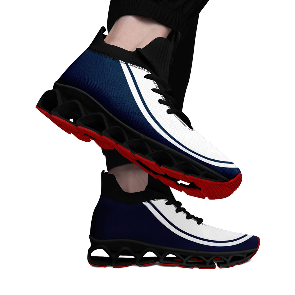 Custom Navy White Maxsoul Shoes Personalized Sneaker FN030XD-D020388-24