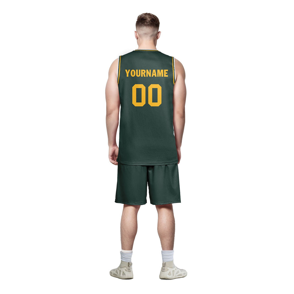 Custom Green Classic Style Sports Uniform Basketball Jersey BBJ01-D020105-10