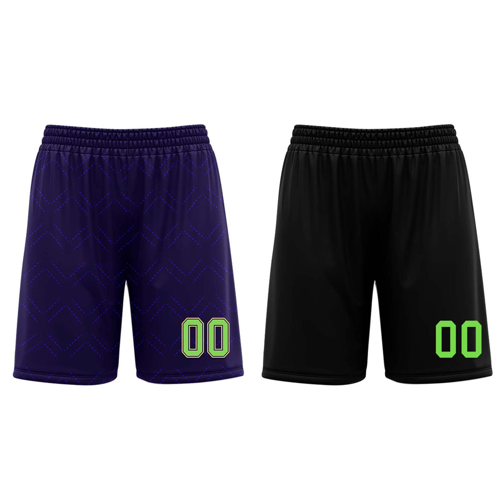 Custom Purple Green Gold New Orleans City Edition Personalized Reversible Basketball Set Sports Basketball Jersey BBJ01R-D0610-19
