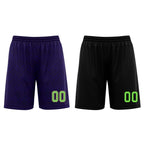 Custom Purple Green Gold New Orleans City Edition Personalized Reversible Basketball Set Sports Basketball Jersey BBJ01R-D0610-19