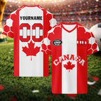 Custom Canada 2026 World Cup Football Shirt Customized Soccer Jersey for Fans Add Your Name & Number FZ190-F023094-3