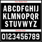 Custom Black White Personalized Hockey Jersey HCKJ01-D0a700d