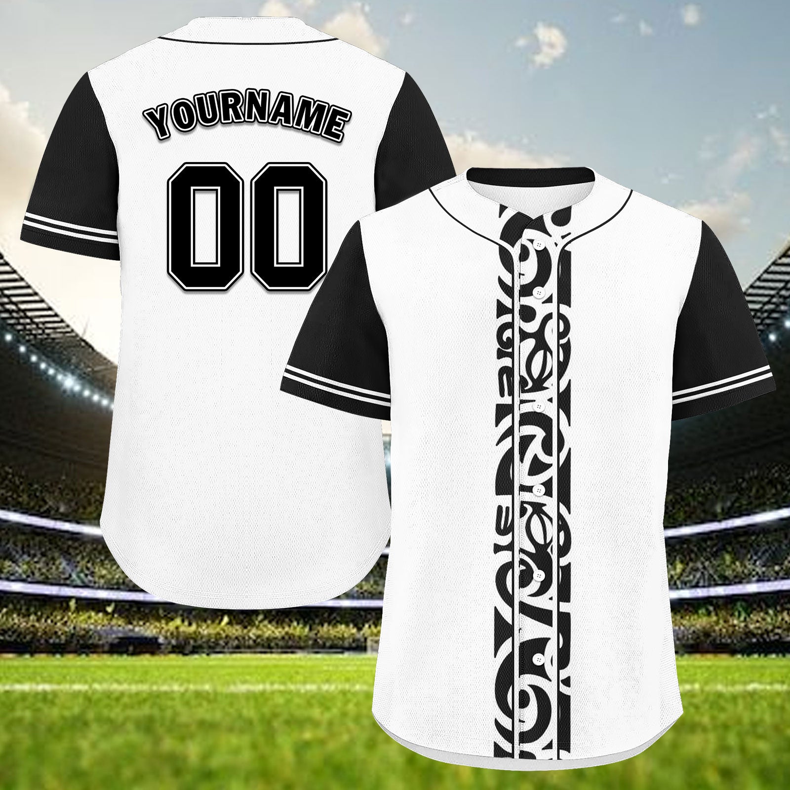 Custom Personalized Authentic Baseball Jersey BSBJ01-E025047-3