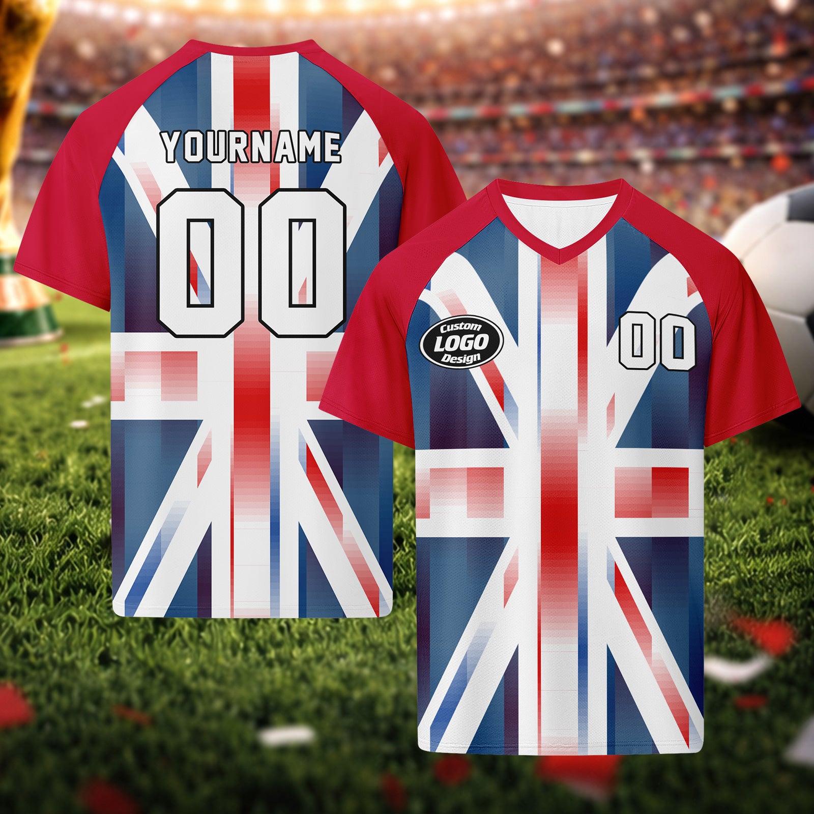 Custom England 2026 World Cup Football Shirt Customized Soccer Jersey for Fans Add Your Name & Number FZ190-F023109-12