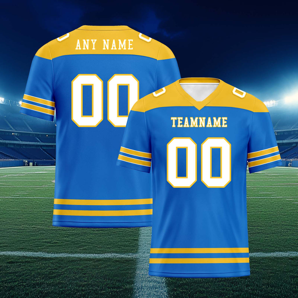 Custom Los Angeles Personalized Authentic Football Jersey FBJ02-E0607-14