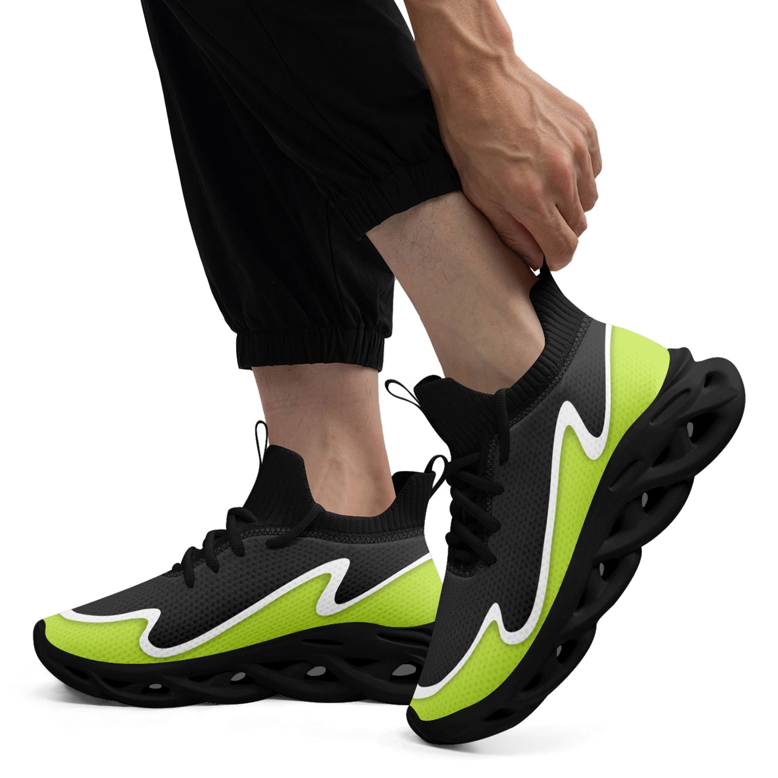 Custom Dark Gray Green Maxsoul Shoes Personalized Sneaker FN030A-E020011-8