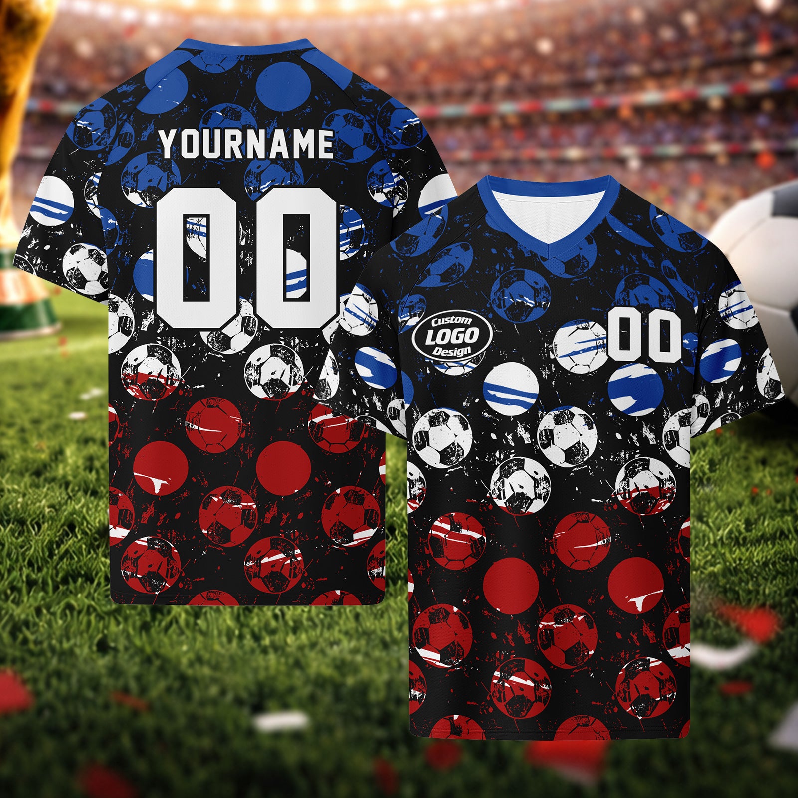 Custom France 2026 World Cup Football Shirt Customized Soccer Jersey for Fans Add Your Name & Number FZ190-F023107-17