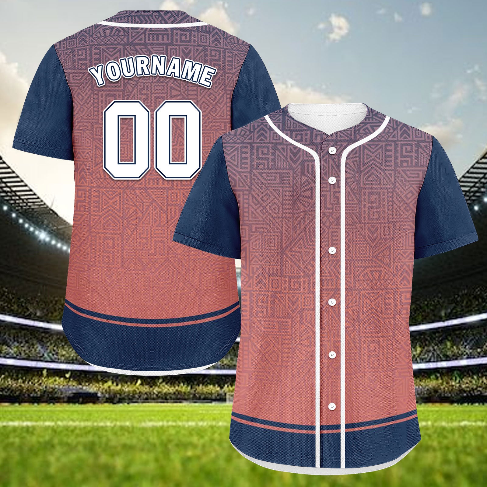 Custom Personalized Authentic Baseball Jersey BSBJ01-E025047-13