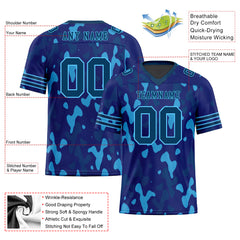 Custom Camo Personalized Authentic Football Jersey FBJ02-D06117