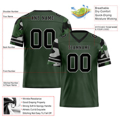 Custom Camo Personalized Authentic Football Jersey FBJ02-D06123