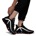 Custom Black White Maxsoul Shoes Personalized Sneaker FN003XD-D020391-15