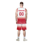Custom White Red Fade Fashion Sports Uniform Basketball Jersey BBJ01-D020102-8