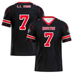 Custom Blue Houston Football Jersey and Sports Shoes Combo Offer Personalized Combo ZH-D025008-10
