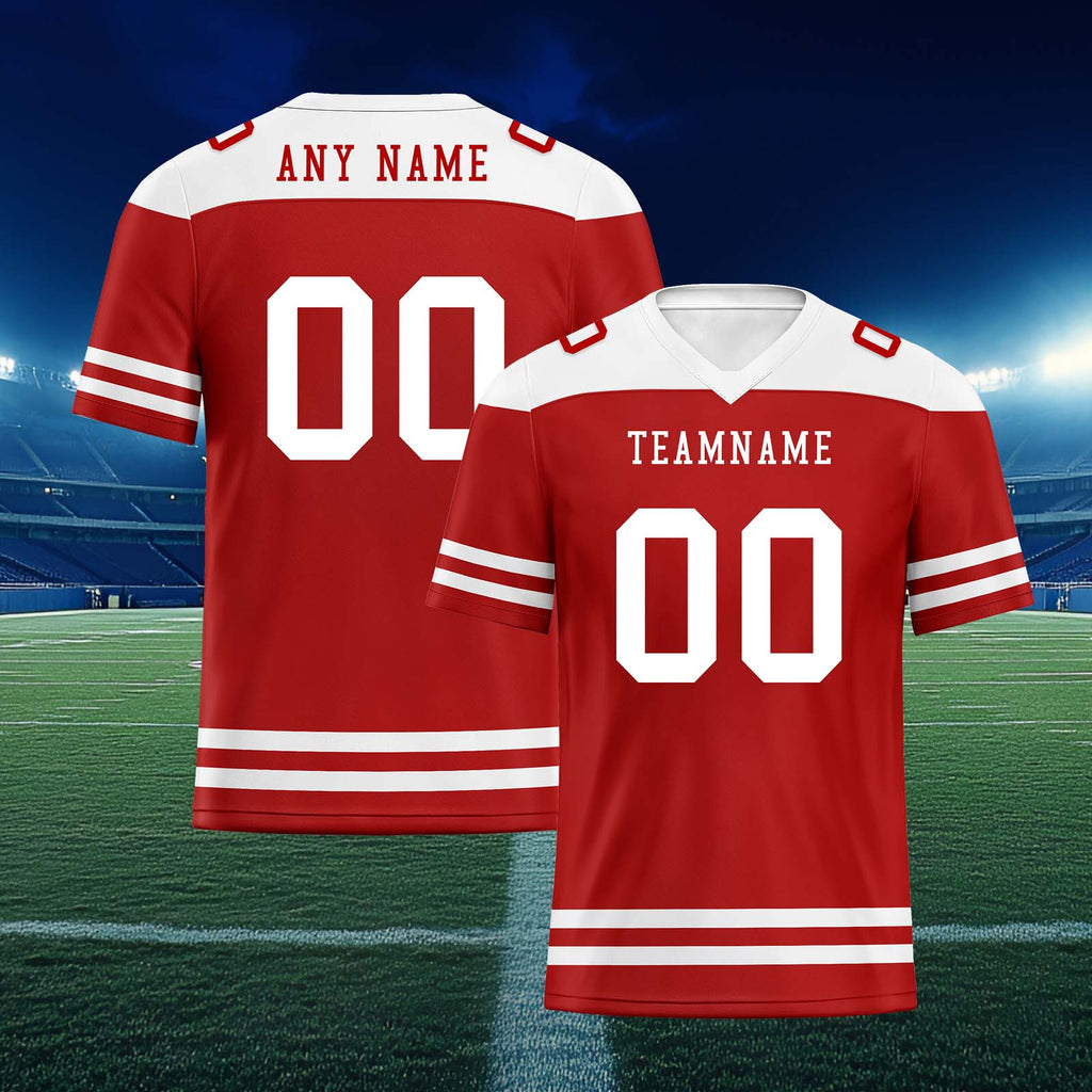 Custom San Francisco Personalized Authentic Football Jersey FBJ02-E0607-31