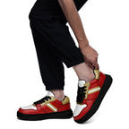 Custom Red Gold San Francisco Shoes Personalized Sneaker FN032-D020389-25