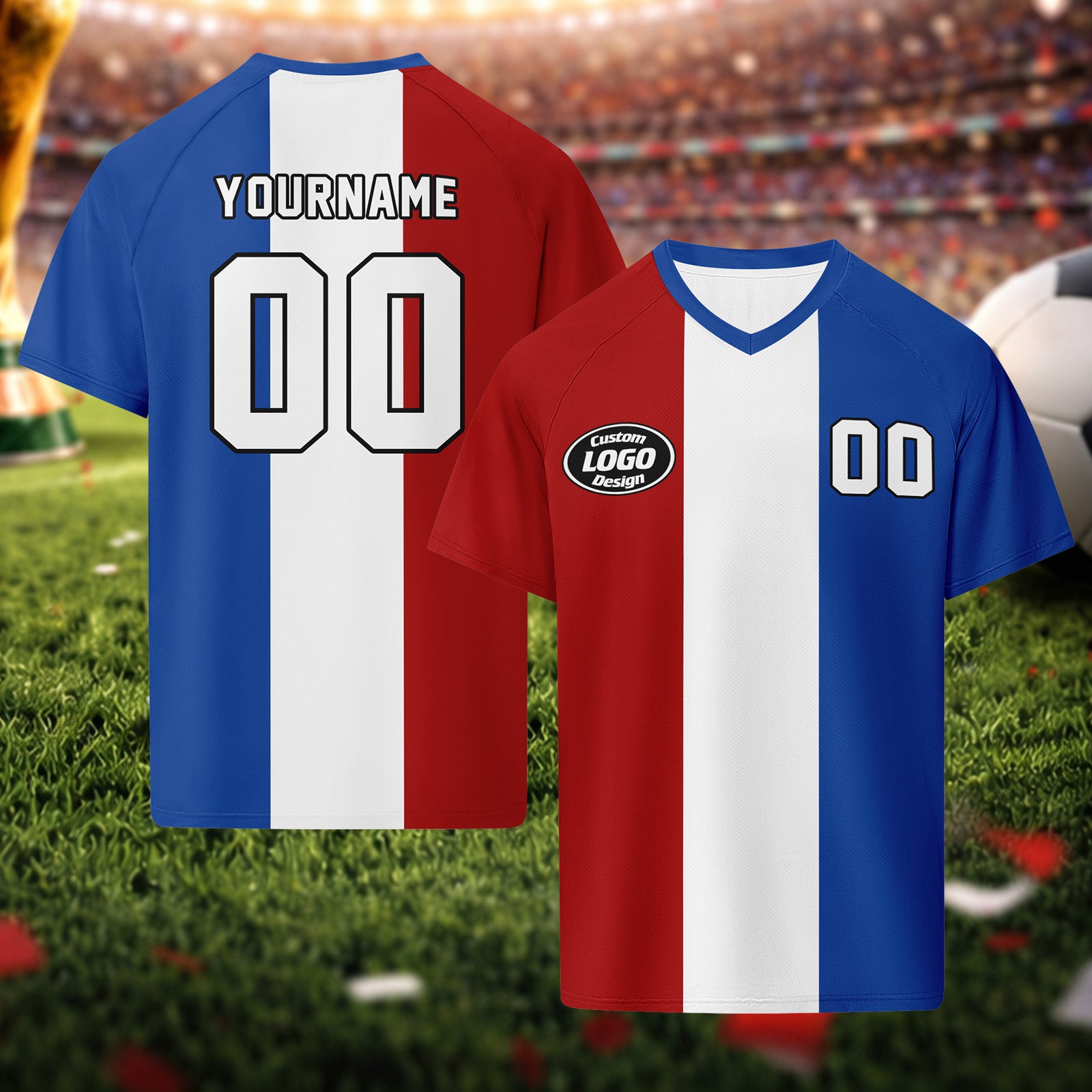 Custom France 2026 World Cup Football Shirt Customized Soccer Jersey for Fans Add Your Name & Number FZ190-F023107-20