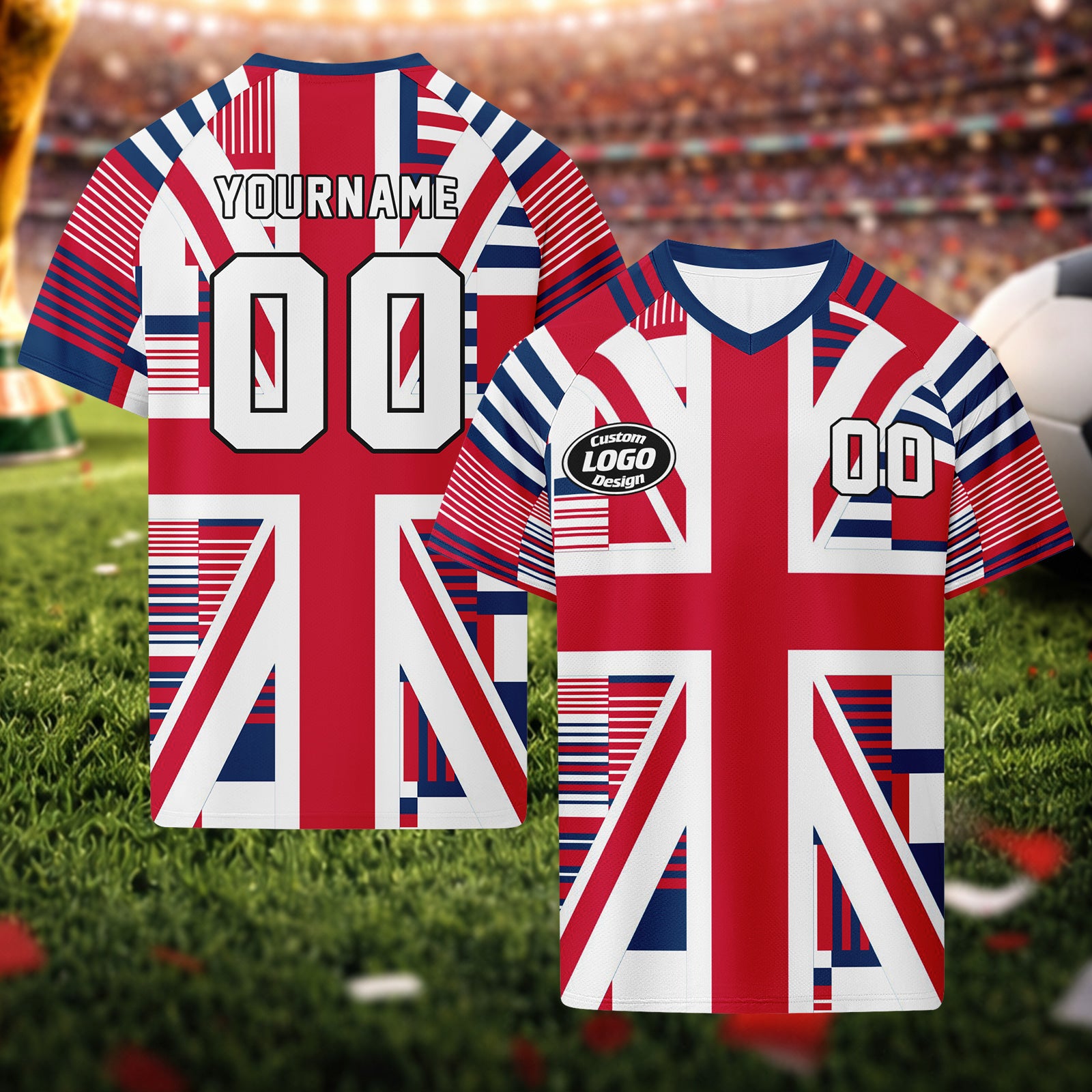Custom England 2026 World Cup Football Shirt Customized Soccer Jersey for Fans Add Your Name & Number FZ190-F023109-5