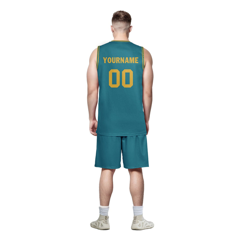 Custom Green Classic Style Sports Uniform Basketball Jersey BBJ01-D020105-13